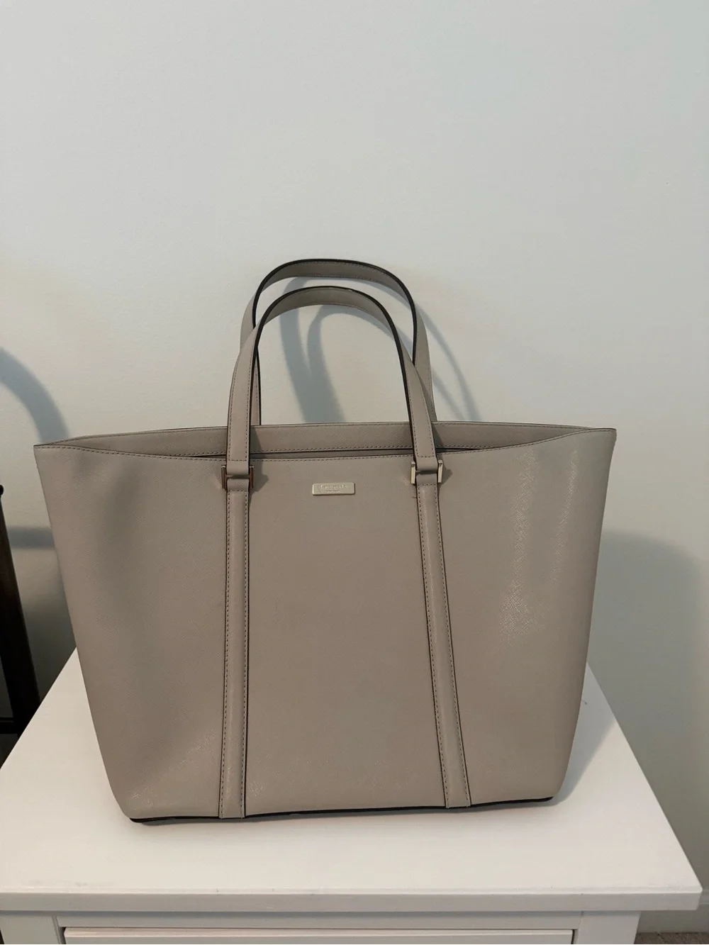 kate spade Taupe Leather Tote - Neutral Everyday Carry